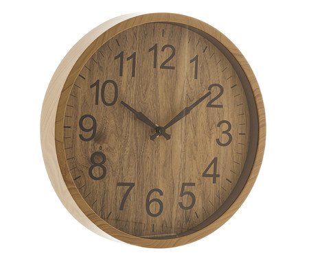 Relógio de Parede Wood Marrom | Westwing