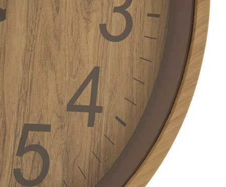 Relógio de Parede Wood Marrom | Westwing