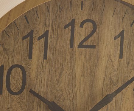 Relógio de Parede Wood Marrom | Westwing