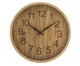 Relógio de Parede Wood Marrom, Marrom | WestwingNow