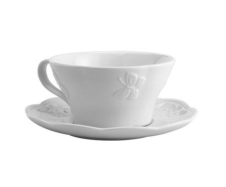 Jogo para Chá em Porcelana Butterfly Flower | Westwing