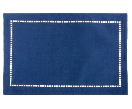 Lugar Americano em Linho Lévis Azul | Westwing