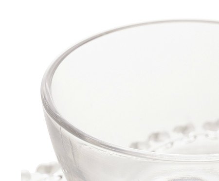 Xícara para Chá com Pires em Cristal Coração | Westwing