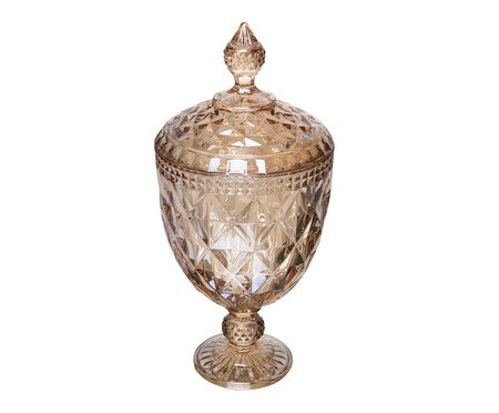 Pote em Cristal Diamond Âmbar | Westwing