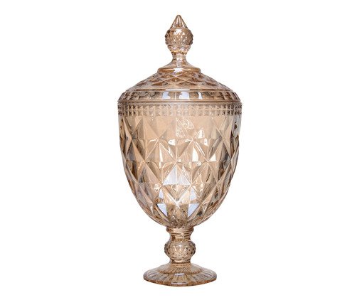 Pote em Cristal Diamond Âmbar, Âmbar | WestwingNow