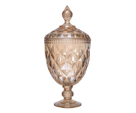 Pote em Cristal Diamond Âmbar | Westwing
