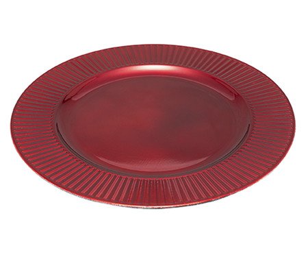 Sousplat Primer Vermelho | Westwing