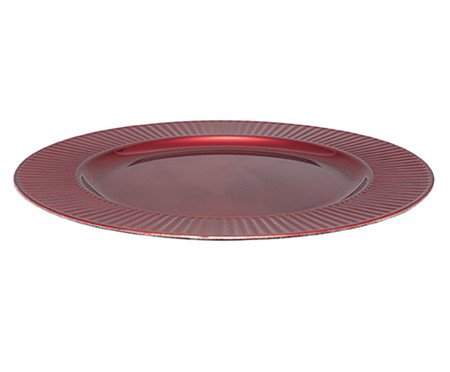 Sousplat Primer Vermelho | Westwing