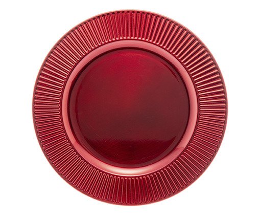 Sousplat Primer Vermelho, Vermelho | WestwingNow