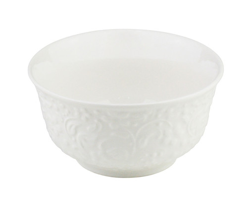 Bowl em Porcelana New Bone Flowers Branco, Branco | WestwingNow