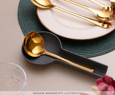 Concha em Inox Positano Dourada | Westwing