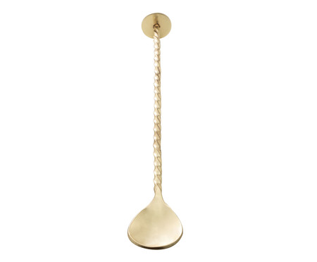 Colher em Inox Bailarina Tress Dourado | WestwingNow