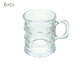 Jogo de Canecas Vintage Transparente, Colorido | WestwingNow