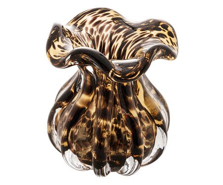 Vaso Africa Marrom e Preto