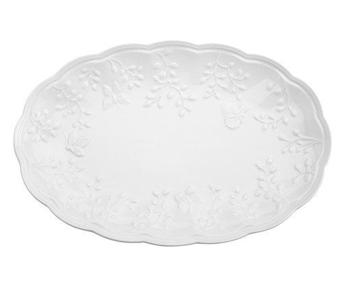 Travessa em Porcelana New Bone Butterfly Flower, Colorido | WestwingNow