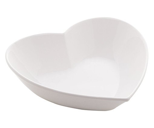 Pote Decorativo Coração Branco, Colorido | WestwingNow