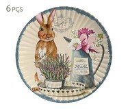 Jogo de Pratos Rasos Bunny Vintage | WestwingNow