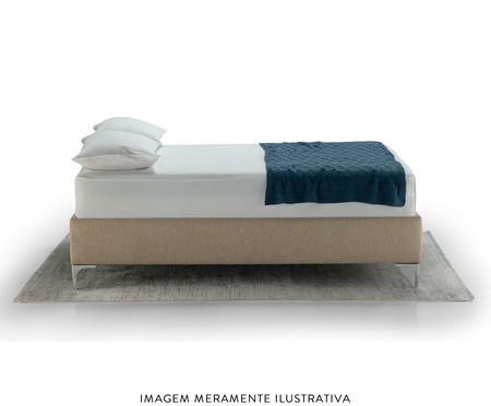 Cama Trento Bouclê Marrom | Westwing