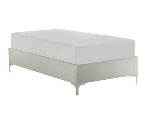 Cama Trento Bouclê Off-White, Off-White | WestwingNow