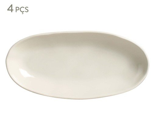 Jogo de Travessas Fundas Orgânico Clay, Bege | WestwingNow