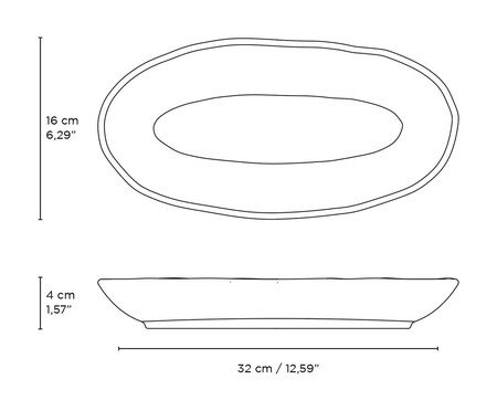 Jogo de Travessas Fundas Orgânico Clay | Westwing
