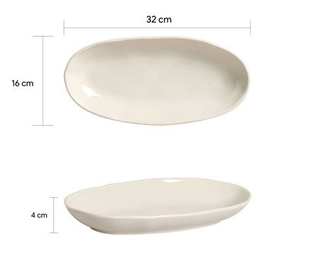 Jogo de Travessas Fundas Orgânico Clay | Westwing