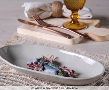 Jogo de Travessas Fundas Orgânico Clay | Westwing