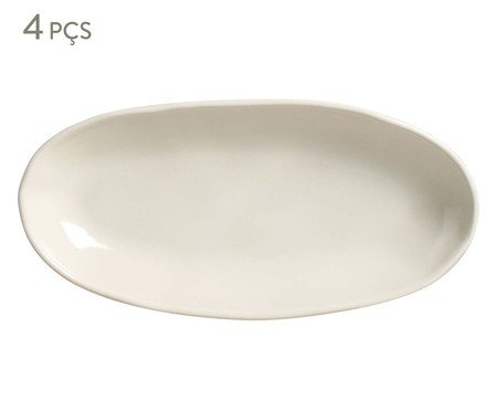 Jogo de Travessas Fundas Orgânico Clay | Westwing