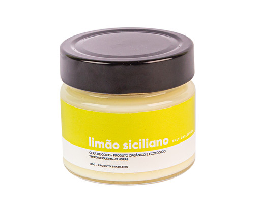 Vela Only Candle - Limão Siciliano, Branca | WestwingNow
