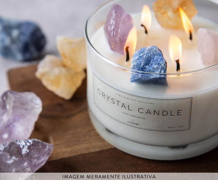 Vela Crystal Candle - Palo Santo | WestwingNow