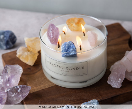 Vela Crystal Candle - Palo Santo | WestwingNow