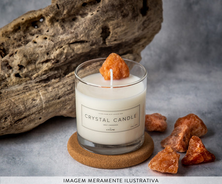 Vela Crystal Candle - Calcita Laranja | WestwingNow