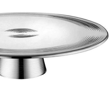Prato para Bolo Spin Silver | WestwingNow