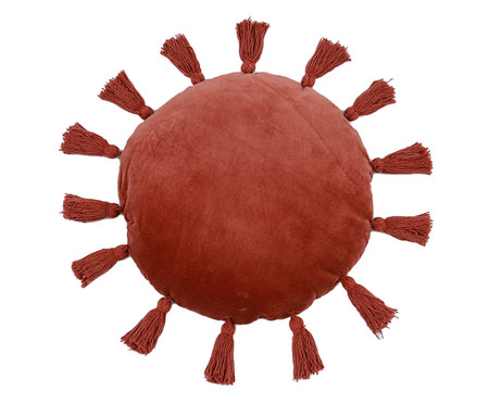 Almofada em Veludo Soleil - Vermelho