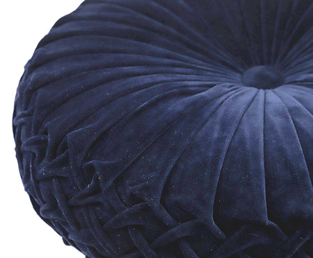Almofada em Veludo Chloe - Azul Escuro | WestwingNow