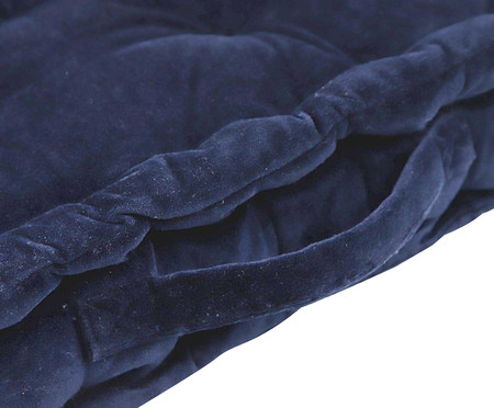Almofada em Veludo Makura - Azul Escuro | WestwingNow
