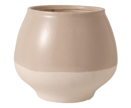 Vaso em Cerâmica Amaro - Cinza