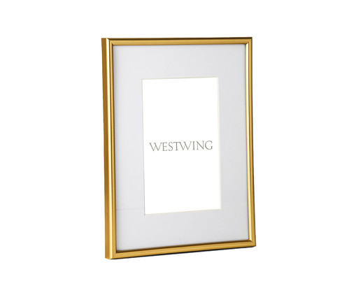 Porta-Retrato Hyacinthe - Dourado, Dourado | WestwingNow