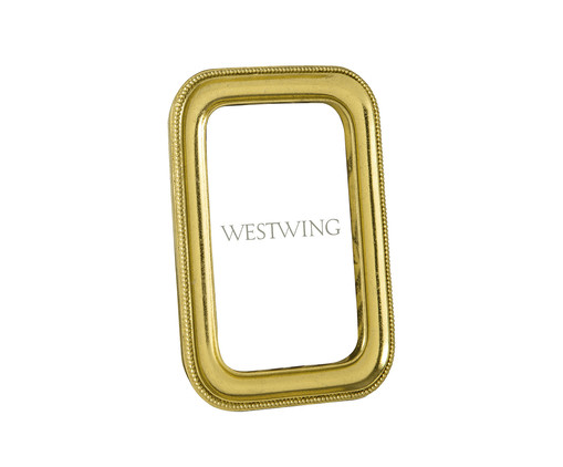 Porta-Retrato Atena - Dourado, Dourado | WestwingNow