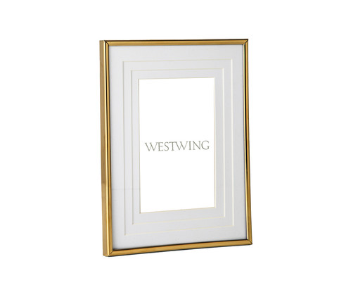 Porta-Retrato Gottlieb - Dourado, Dourado | WestwingNow