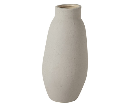Vaso em Cerâmica Orletti II - Cinza