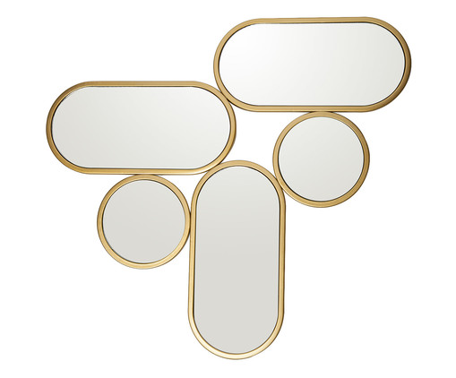 Espelho Éloquent - Dourado, Dourado | WestwingNow