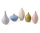 Jogo de Vasos em Resina Breve - Colorido, Colorido | WestwingNow