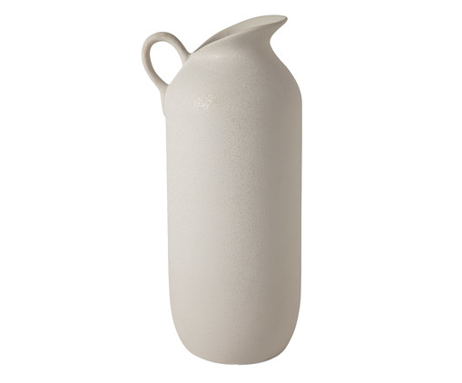 Vaso em Cerâmica Engagé I - Branco, Branco | WestwingNow