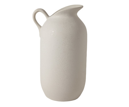 Vaso em Cerâmica Engagé II - Branco