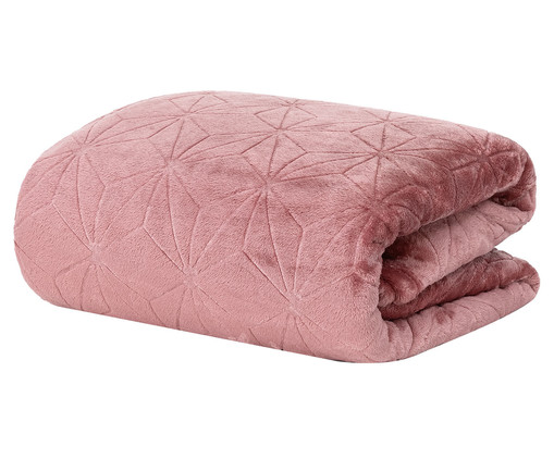 Manta Soft Snow Texturizada  Rosa Antigo, Rosa Antigo | WestwingNow