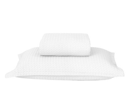 Jogo de Cobre-Leito Piquet Branco | Westwing