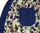 Avental de Cintura Jabuticabas com Babados e Bolso, Azul | WestwingNow