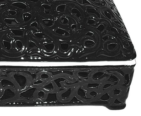 Caixa em Cerâmica Noeem - Preta | Westwing