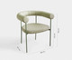 Cadeira Curva Moss - Verde, Verde | WestwingNow